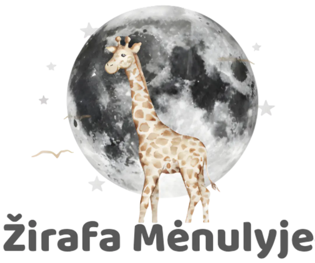 Žirafa Mėnulyje | kur lavinamieji žaislai