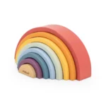 Viga Medinė vaivorykštė - Montessori rainbow