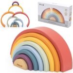 Viga Medinė vaivorykštė - Montessori rainbow - Image 2