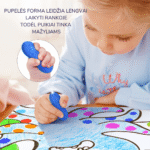 MIDEER bičių vaško kreidelės pupelės – 12 spalvų - Image 5