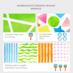 MIDEER įrankių rinkinys piešimui dažais - Image 5