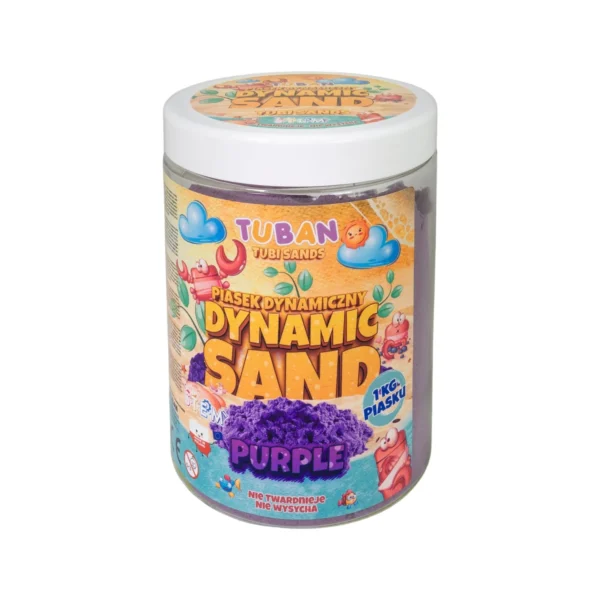 TUBAN dinaminis smėlis - Violetinė - 1 kg