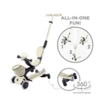Paspirtukas GLOBBER Go Up Baby Learn Lights 360 ° Brown - Image 5