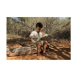 Little Dutch medinė gitara - Safari Friends Green - Image 5